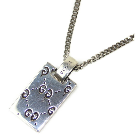 Gucci Ghost Necklace Silver GG Ghost - Picture 1 of 6